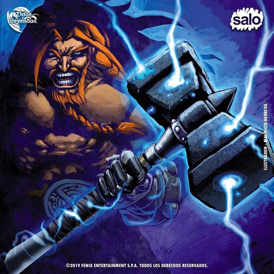 Ilustración de la baraja barbarock